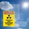 Signmission Radiation & Laser Sign, 10 in H x 7 in W, Plastic, Rectangle OS-2PACK-CR-P-710-V-10250 - alternate 6